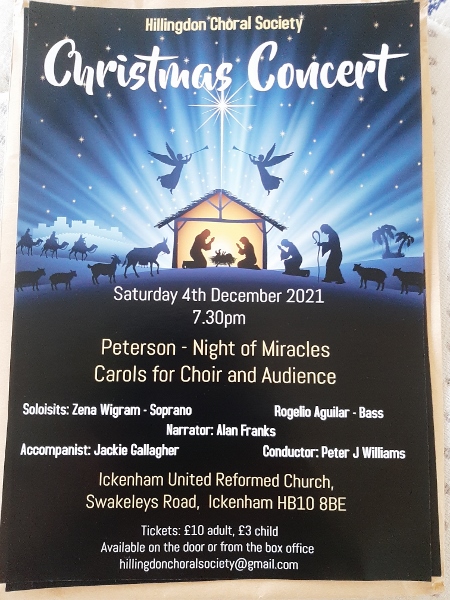 2021 Christmas Concert Poster